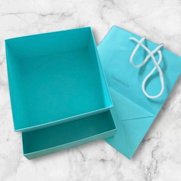 ✅Tiffany & Co. Signature Blue Gift Bag and Box - Picture 4 of 11